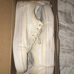 Classic white vans